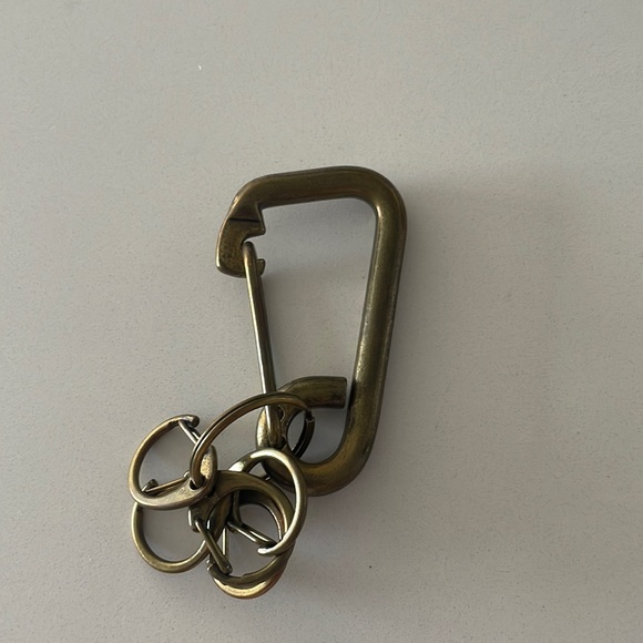 Zara Accessories Zara Brass Gold Carabiner Keychain Poshmark